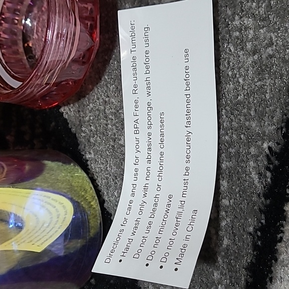 GOOD VIBES ONLY IRIDESCENT GEM TOP WATER BOTTLE TUMBLER - Picture 7 of 10